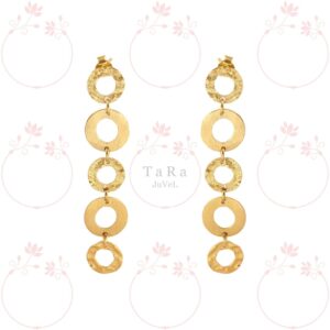 5 Circle drop earring